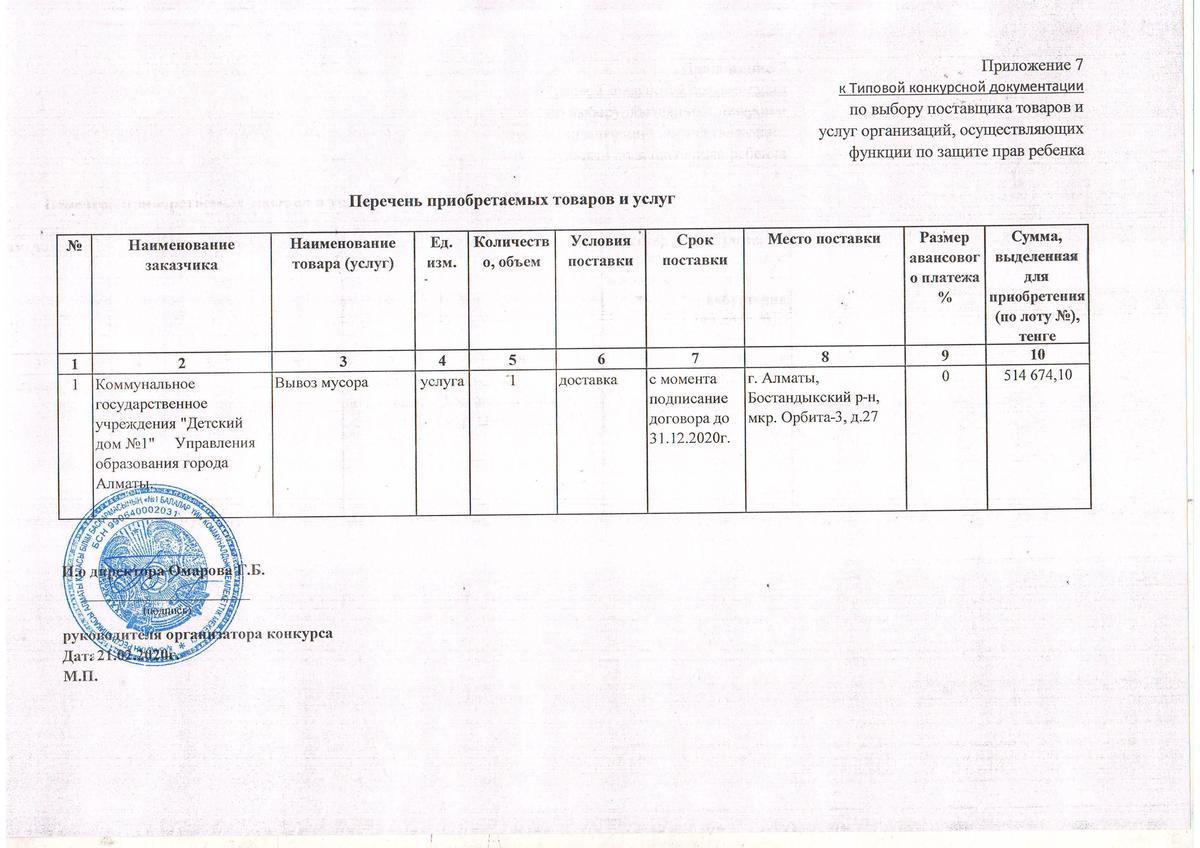 Объявление о конкурсе
